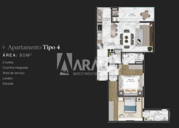 apartment em Avenida Hermógenes de Assis Feijó, Barra - Balneário Camboriú - SC