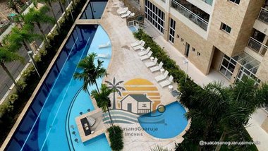 apartment em Caminho das Tartarugas, Mar e Céu - Guarujá - SP