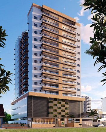 apartment em Rua Xixova, Canto do Forte - Praia Grande - SP