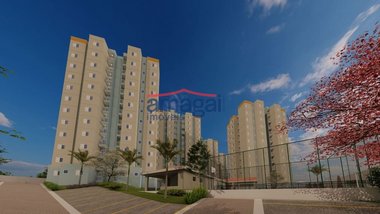 apartment em Rua Nadim Ruston, Loteamento Jardim Sol Nascente - Jacareí - SP