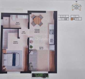 apartment em da Praça, Pedra Branca - Palhoça - SC