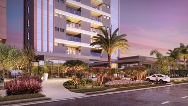 apartment em Rua Professor Assis Gonçalves, Água Verde - Curitiba - PR