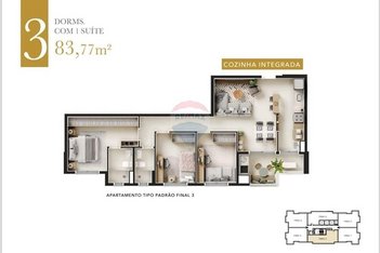 apartment em Avenida Norma Valério Corrêa, Jardim Botânico - Ribeirão Preto - SP