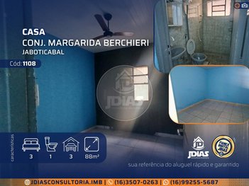 house em Rua Laurinda da Conceição Braguim, Planalto Itália - Jaboticabal - SP