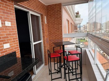apartment em Rua Nicarágua, Guilhermina - Praia Grande - SP