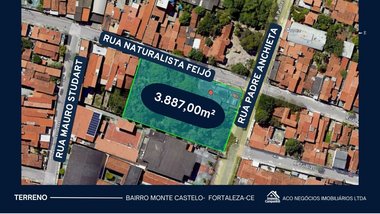 land_lot em Rua Padre Anchieta, Monte Castelo - Fortaleza - CE