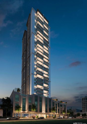 apartment em Rua 254 A, Meia Praia - Itapema - SC