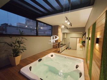 apartment em Avenida Doutor Bernardino de Campos, Pompéia - Santos - SP