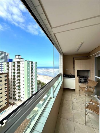 apartment em Rua Maria Inez Bacheschi Rúbio, Maracanã - Praia Grande - SP