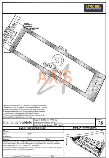 land_lot em Rua da Pedreira, Campo Pequeno - Colombo - PR