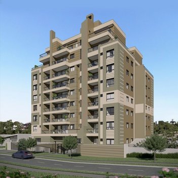 apartment em Rua Guaratuba, Ahú - Curitiba - PR