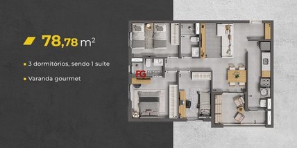 apartment em Avenida Luiz Octavio da Silva Whitaker, Quinta da Primavera - Ribeirão Preto - SP