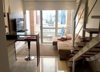 apartment em Rua Flórida, Cidade Monções - São Paulo - SP