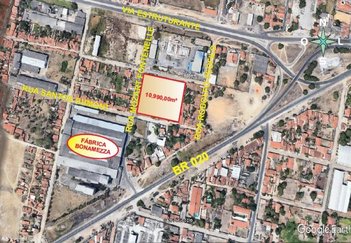 land_lot em Rua Dom Orione, Tabapuá Brasília II (Jurema) - Caucaia - CE