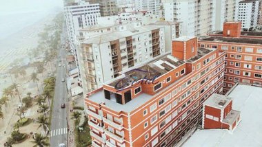 apartment em Rua Monteiro Lobato, Ocian - Praia Grande - SP