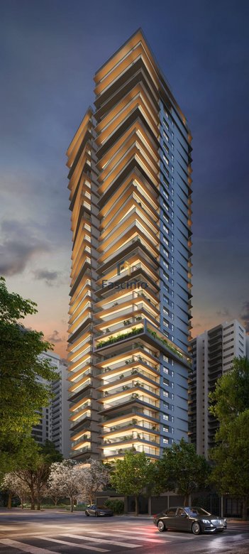 apartment em Rua Michigan, Cidade Monções - São Paulo - SP