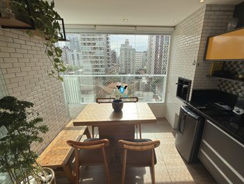 apartment em Rua Ceará, Pompéia - Santos - SP