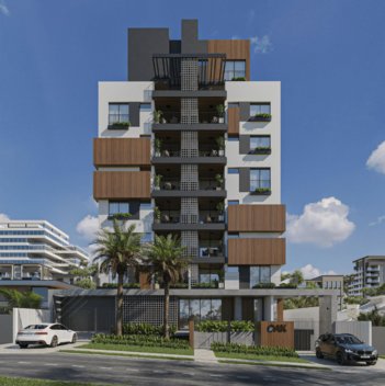 apartment em Rua Estados Unidos, Boa Vista - Curitiba - PR