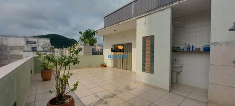 apartment em Avenida Manoel da Nóbrega, Itararé - São Vicente - SP