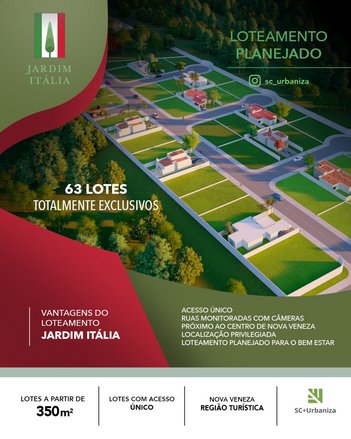 land_lot em Rua Alfredo Pessi, Centro - Nova Veneza - SC