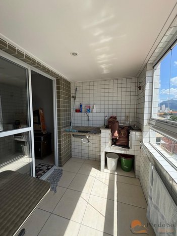apartment em Rua Trinta e Um de Março, Mirim - Praia Grande - SP