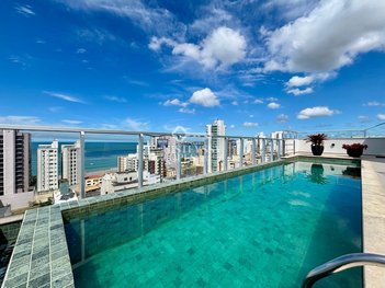 apartment em Avenida Atlântica, Praia do Morro - Guarapari - ES