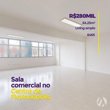 office em Rua Felipe Schmidt, Centro - Florianópolis - SC