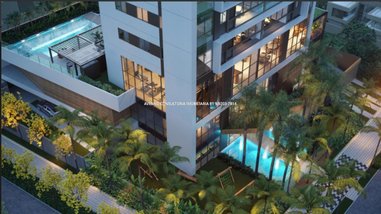 apartment em Rua José Aderval Chaves, Boa Viagem - Recife - PE