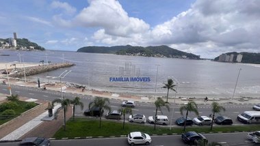 apartment em Avenida Antônio Rodrigues, Centro - São Vicente - SP