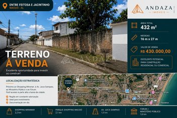 land_lot em Avenida Otoniel Pimentel Santos, Feitosa - Maceió - AL