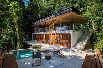 house em Avenida Marjory da Silva Prado, Balneário Praia do Pernambuco - Guarujá - SP