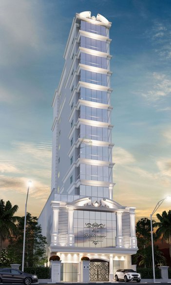 apartment em Rua 317, Meia Praia - Itapema - SC