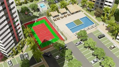 apartment em Avenida dos Caiapós, Pitimbu - Natal - RN