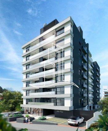 apartment em Rua Joaquim Nabuco, Coloninha - Florianópolis - SC