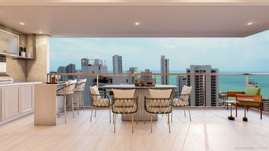 apartment em Rua Maria Carolina, Boa Viagem - Recife - PE