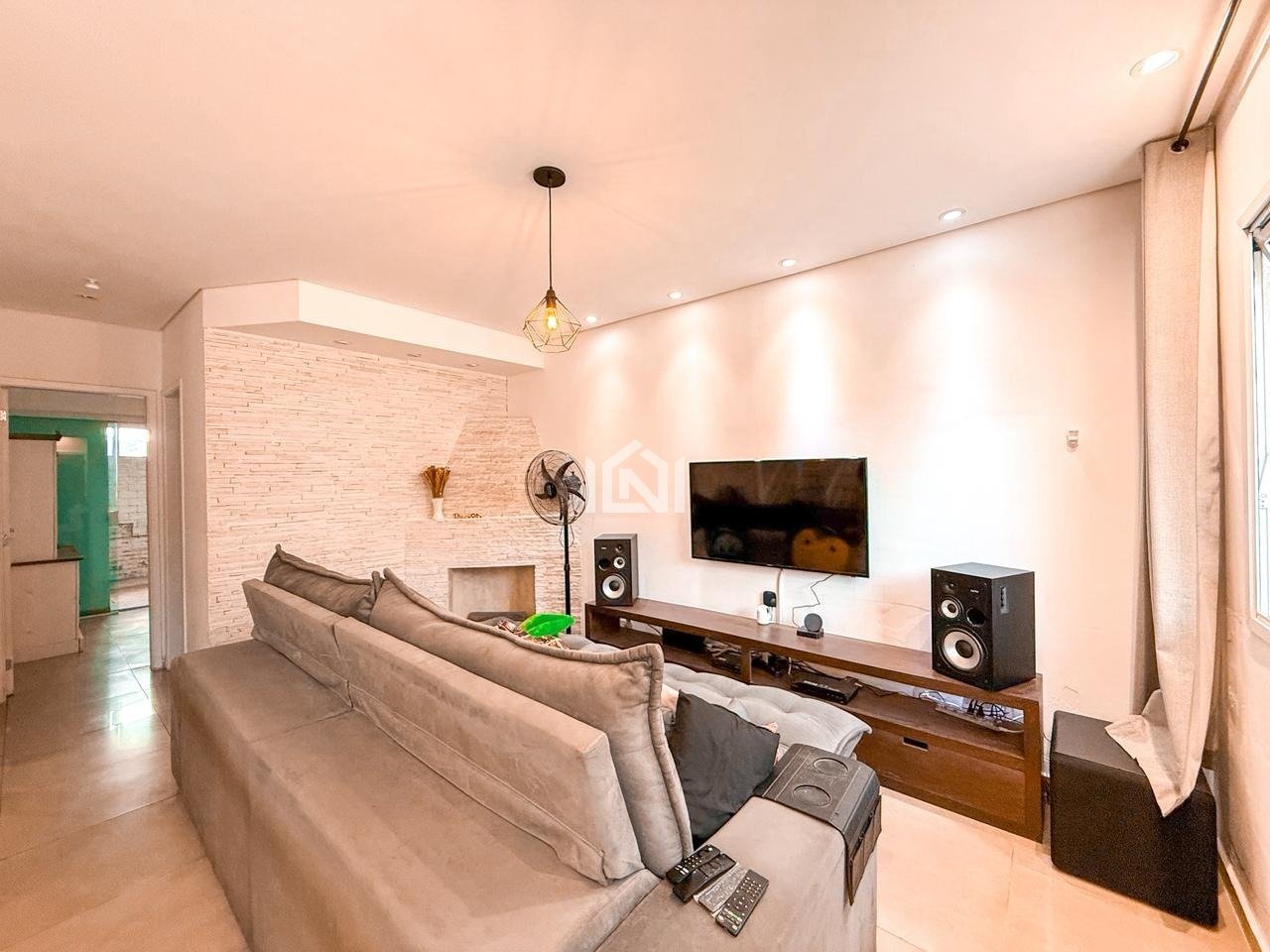 casa a venda no condominio new village - sala de estar