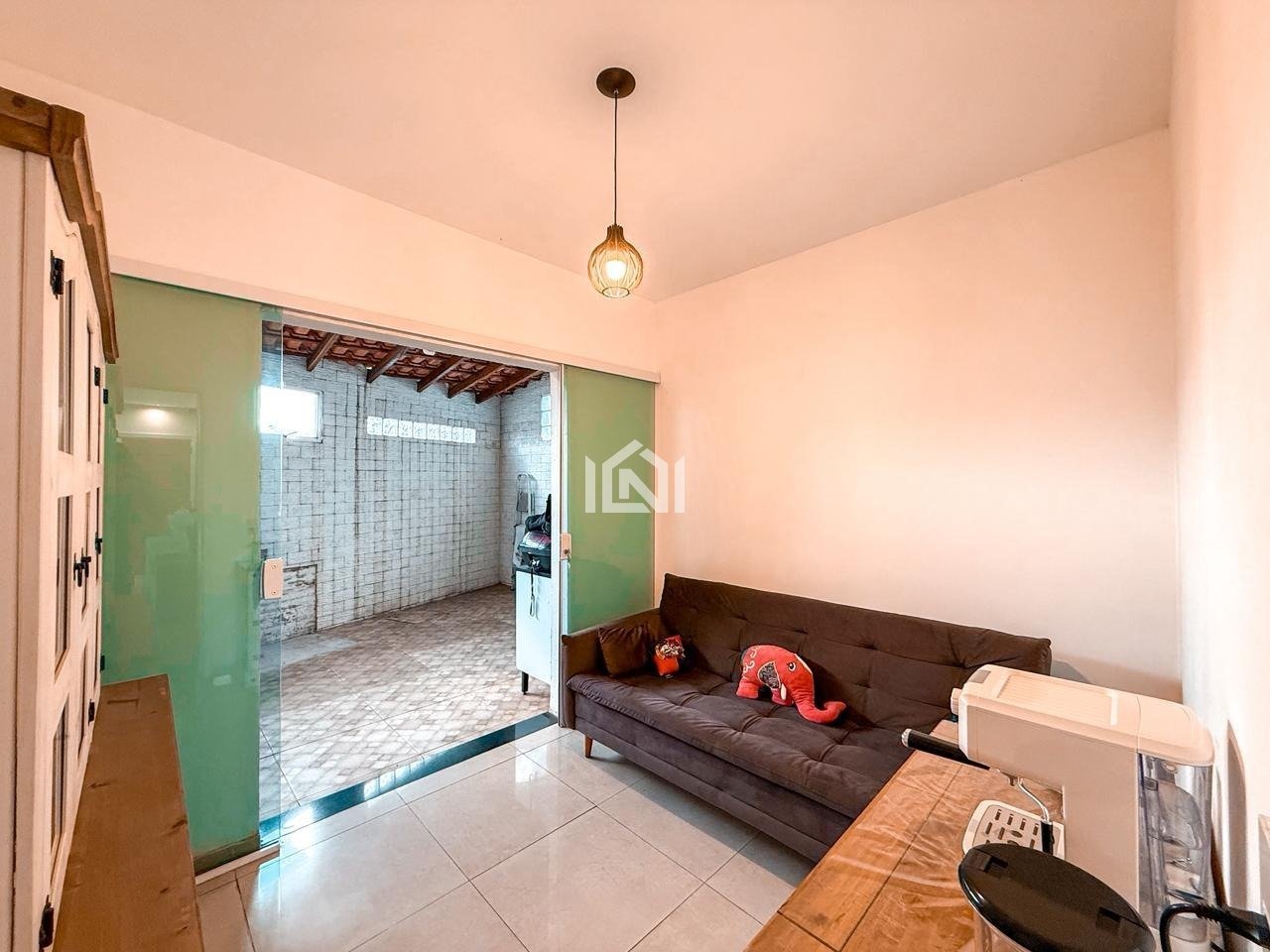 casa a venda no condominio new village - sala de tv