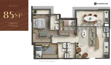 apartment em Alameda Araguaia, Alphaville Industrial - Barueri - SP