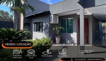 house em Rua Guarujá, Residencial Atlântico IV - Cianorte - PR