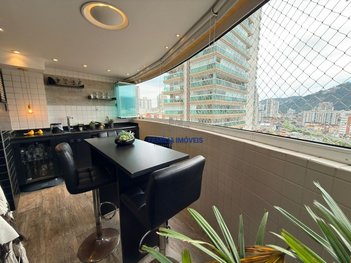 apartment em Rua Paraíba, Pompéia - Santos - SP