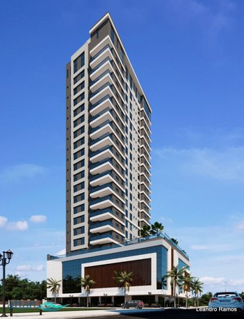 apartment em Rua 256, Meia Praia - Itapema - SC