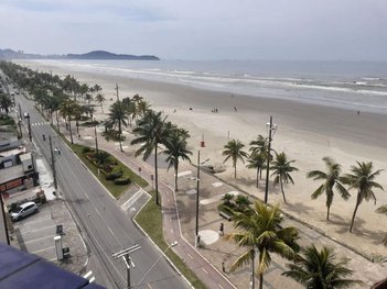 apartment em Rua Monteiro Lobato, Ocian - Praia Grande - SP