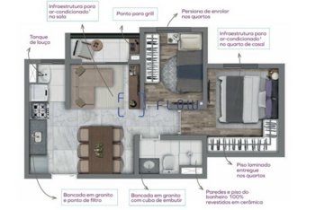 apartment em Rua Cajuru, Belenzinho - São Paulo - SP