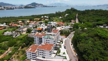 apartment em Estrada Haroldo Soares Glavan, Cacupé - Florianópolis - SC