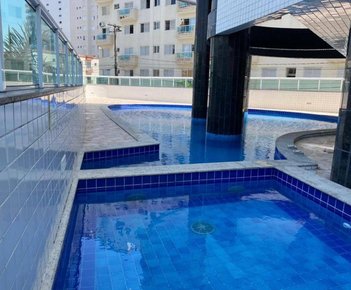 apartment em Rua São Domingos, Caiçara - Praia Grande - SP