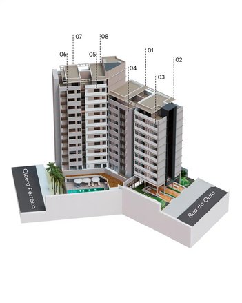 apartment em Rua do Ouro, Serra - Belo Horizonte - MG