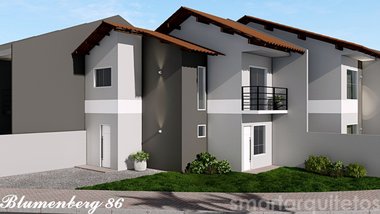 house em Rua Belmira Sidral, Itoupava Central - Blumenau - SC