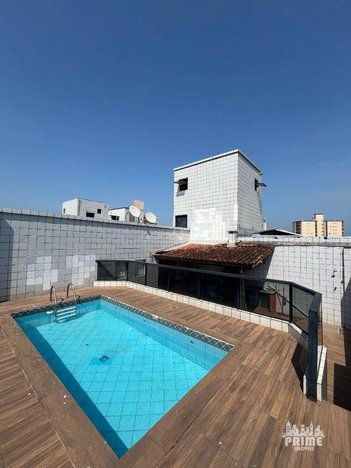 apartment em Rua Monteiro Lobato, Ocian - Praia Grande - SP
