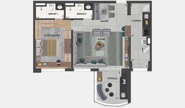 apartment em Avenida Santo Amaro, Santo Amaro - São Paulo - SP