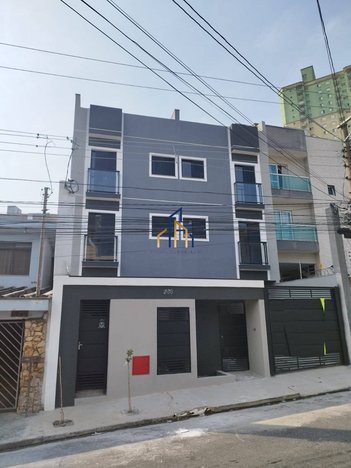 apartment em Rua Grã-Bretanha, Vila Príncipe de Gales - Santo André - SP